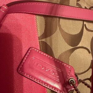 Coach Pink Shoulder Bag